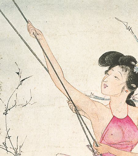华亭县-胡也佛的仕女画和最知名的金瓶梅秘戏图